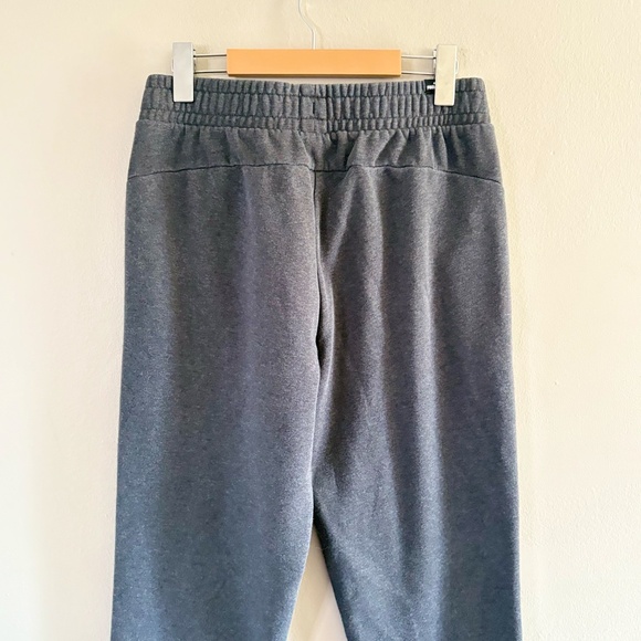 Puma Heather Grey Sweatpants with Logo & Cuffed Ankles - Picture 9 of 16